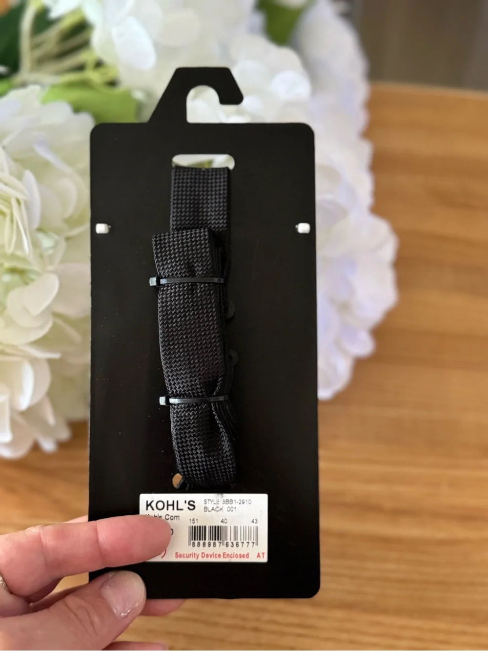 Kohl's Black Textured Bow Tie - Men's Accessories